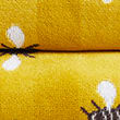 Pure Cotton Repeat Bee Towel, OCHRE, swatch