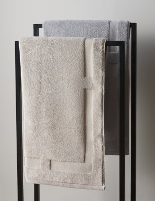 

M&S X Kelly Hoppen Border Terry Bath Mat - Taupe, Taupe