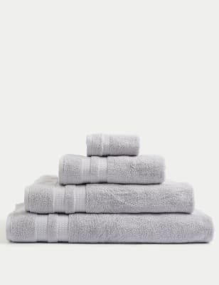 

Autograph Pure Cotton Retreat Towel - Silver Grey, Silver Grey