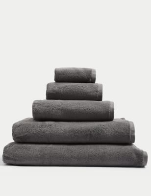 

M&S Collection Pure Organic Cotton Towel - Mid Grey, Mid Grey