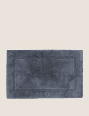 M&S Collection Egyptian Cotton Luxury Bath Mat - Silver Grey, Cream,Midnight,Stone,Lavender,Chambray