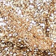2pk Gold Glitter Flower Hanging Decorations, GOLD, swatch