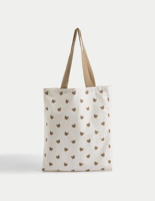 

Spencer Bear™ Tote Bag - Brown Mix, Brown Mix