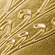 Gold Hanging Turtle Dove Decoration, GOLD, swatch