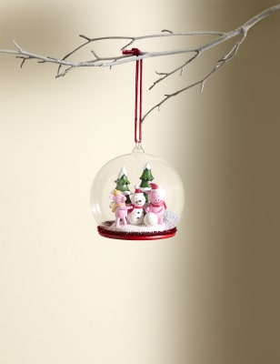 

M&S Collection Percy Pig™ Cloche Hanging Decoration - Pink Mix, Pink Mix