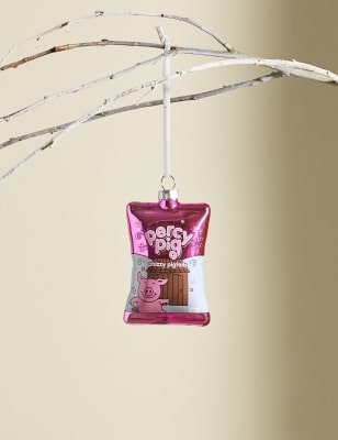 

M&S Collection Percy Pig™ Phizzy Pigtails Hanging Decoration - Pink Mix, Pink Mix