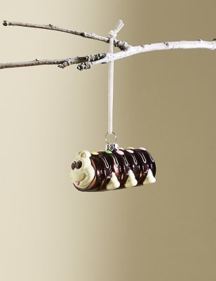 

Colin the Caterpillar™ Glass Hanging Decoration - Multi, Multi