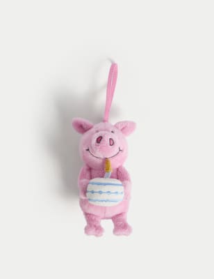 

Percy Pig™ Geburtstags-Hängedekoration - Rosa Melange, Rosa Melange
