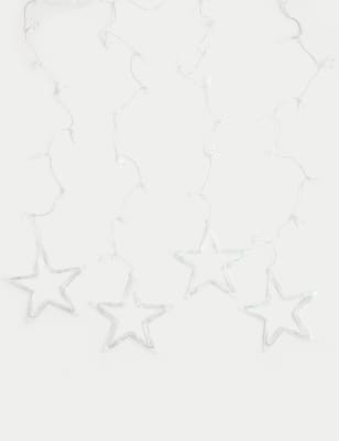 

M&S Collection LED Warm White Star Mains String Lights, White