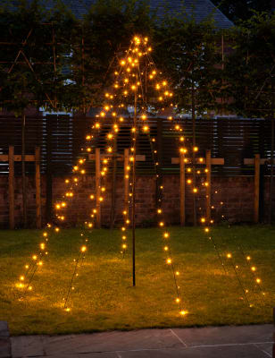 

M&S Collection Outdoor Cascade Tree - Gold, Gold