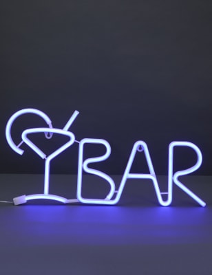 

M&S Collection Bar Neon Light - White, White