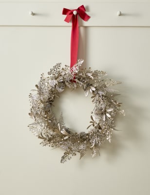 

M&S Collection Gold Metallic Wreath - Gold Mix, Gold Mix