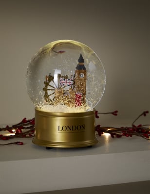 M&S Light Up London Snow Globe - Multi, Multi