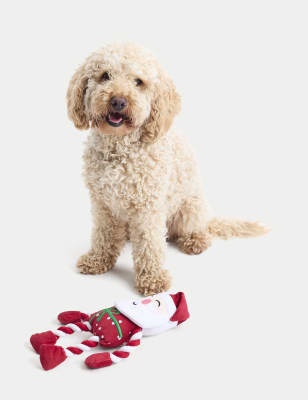 

M&S Collection Santa Rope Pet Toy - Red Mix, Red Mix