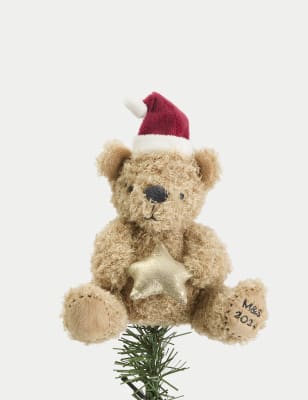 

Spencer Bear™ Tree Topper - Brown Mix, Brown Mix