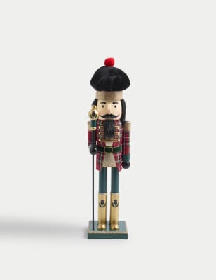 

M&S Collection Tartan Nutcracker Room Decoration - Multi, Multi