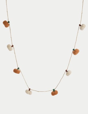 

M&S Collection Pumpkin String Garland - Multi, Multi