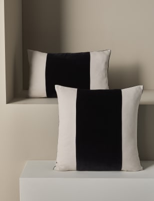 

M&S X Kelly Hoppen Band Cushion - Taupe Mix, Taupe Mix