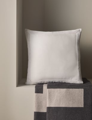 

M&S X Kelly Hoppen Contrast Edge Cushion - Taupe, Taupe