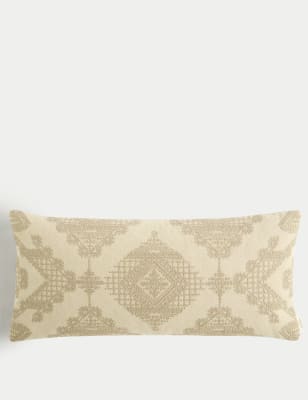 

M&S X Fired Earth Sandia Pure Cotton Bolster Cushion - Malm, Malm