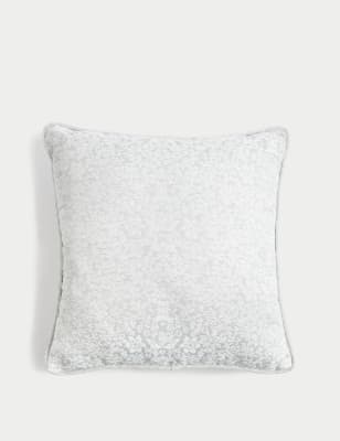 

M&S Collection Leaf Jacquard Cushion - Duck Egg, Duck Egg