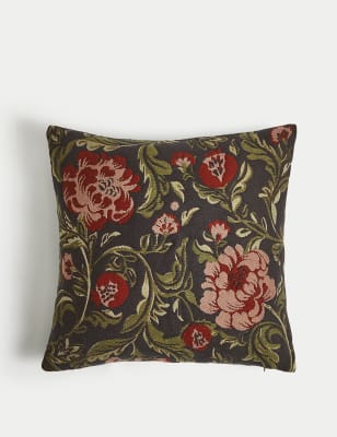 

M&S Collection Cojín de jacquard floral - Mezcla De Tonos Carbón, Mezcla De Tonos Carbón