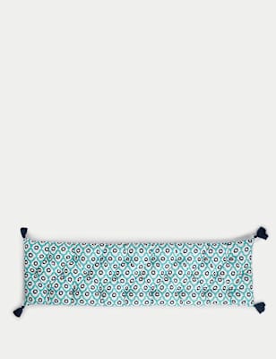 

M&S Collection Geometric Bench Pad, Teal Mix