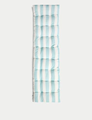 

M&S Collection Striped Bench Pad, Blue Mix