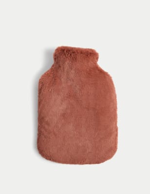 

M&S Collection Wärmflasche mit extra weichem Kunstpelzbezug - Rostbraun, Rostbraun