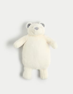 

M&S Collection Polar Bear Hot Water Bottle - White, White