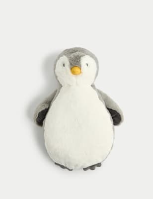 

M&S Collection Penguin Hot Water Bottle - Grey, Grey