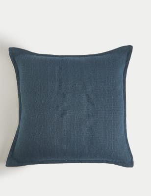 

M&S Collection Pure Cotton Textured Cushion - Navy, Navy