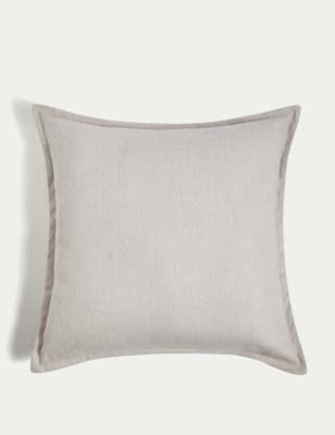

M&S Collection Pure Cotton Textured Cushion - Neutral, Neutral