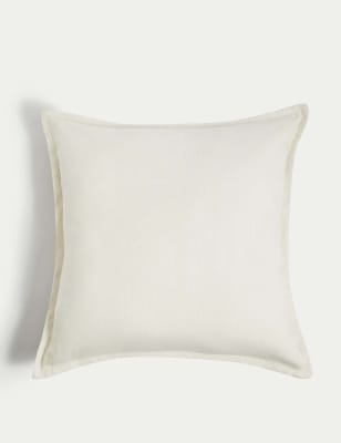 

M&S Collection Pure Cotton Textured Cushion - Ecru, Ecru