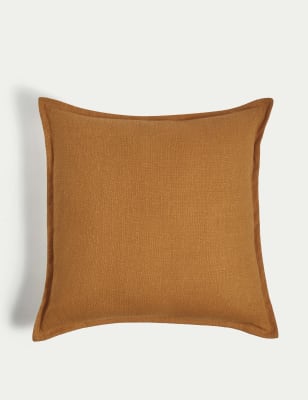 

M&S Collection Pure Cotton Textured Cushion - Caramel, Caramel