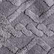 Borg Fleece Cable Throw, DARK GREY MIX, swatch