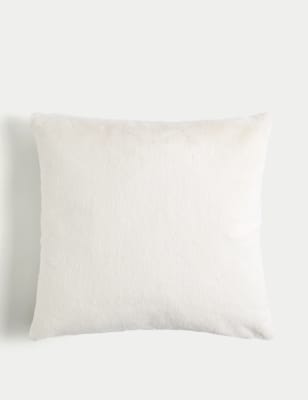 

M&S Collection Kunstfellkissen - Creme, Creme