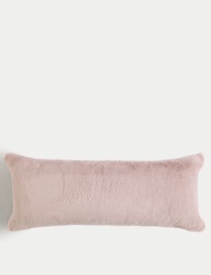 

M&S Collection Supersoft Bolster Cushion - Soft Pink, Soft Pink