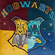 Velvet Harry Potter&trade; Light Up Cushion, BURGUNDY, swatch