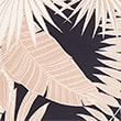 Palm Leaf Cushion, BLACK MIX, swatch