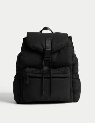 Gepolsterter Rucksack aus Nylon mit Kordelzug Taschen M S DE