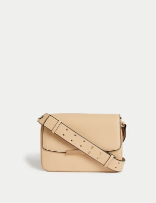 

Womens M&S Collection Umhängetasche aus Kunstleder - Buttermilch, Buttermilch