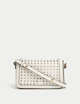 

Womens M&S Collection Gewebte Schultertasche - Weiss, Weiss