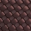 Braided Top Handle Shoulder Bag, CHOCOLATE, swatch