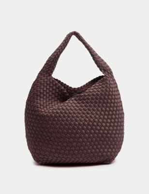 

Womens M&S Collection Braided Top Handle Shoulder Bag - Chocolate, Chocolate