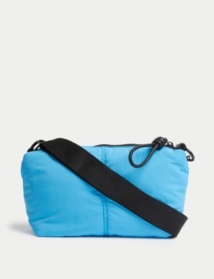 

Womens M&S Collection Nylon Cross Body Bag - Turquoise, Turquoise