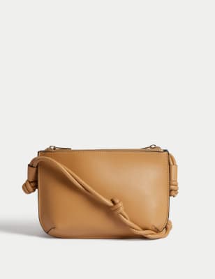 

Womens M&S Collection Knotted Detail Cross Body Bag - Butterscotch, Butterscotch