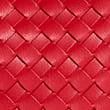 Faux Leather Woven Shoulder Strap, BRIGHT RED, swatch