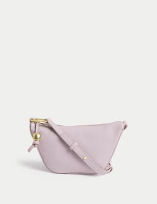 

Womens M&S Collection Faux Leather Mini Cross Body Bag - Lavender, Lavender