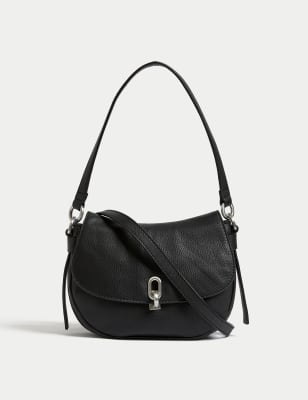 

M&S Collection Bolso de piel para colgar al hombroWomens - Negro, Negro